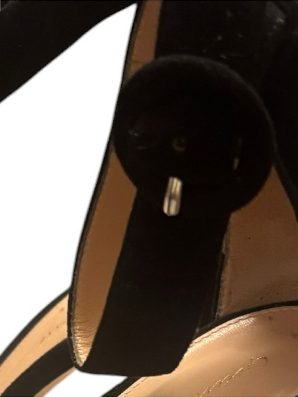 Gianvito Rossi Portofino Black Suede Sandals - Picture 4 of 11